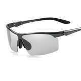 Sports Polarized Sunglasses for Men Women Aluminum-Magnesium Frame for Running Baseball Driving Fishing Cycling UV400 Protection