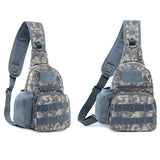 Outdoor Tactical Shoulder Backpack, Military Crossbody Chest Portable Sling Bag for Men Women