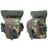 Tactical Fanny Pack Waterproof Military Drop Leg Pouch Bag Cross Waist Pack Outdoor Bike Cycling Hiking Shooting