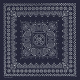 12 Pcs Cowboy Bandanas for Men Women Paisley Pattern Handkerchiefs 22 x 22 Inch Headwrap Scarfs
