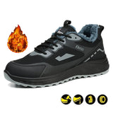 Steel Toe Sneakers for Men Women Lightweight Safety Shoes Comfortable Puncture Proof Slip On Indestructible Work