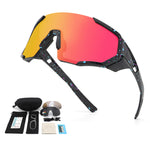 Polarized Sport Sunglasses for Men and Women, Ideal for Driving Fishing Cycling Running, UV Protection