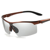 Sports Polarized Sunglasses for Men Women Aluminum-Magnesium Frame for Running Baseball Driving Fishing Cycling UV400 Protection