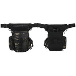 Drop Leg Bag Tactical Thigh Pouch Carry Military Fanny Tool  Pack MOLLE Panel for Rig Outdoor Bike Cycling Hiking