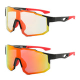 Polarized Sports Sunglasses for Men Women, UV Protection Half Frame Comfortable for Running Cycling Driving