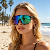 Polarized Sports Sunglasses for Men Women Driving Fishing Cycling Mountain Bike UV400 Protection