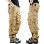 Men's Tactical Cargo Pants Water Resistant Lightweight Hiking Pants Outdoor Work Pants with 8 Pockets