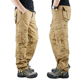 Men's Tactical Cargo Pants Water Resistant Lightweight Hiking Pants Outdoor Work Pants with 8 Pockets