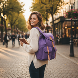 Backpack for Women, 16 Inch Laptop Travel Purse Large Capacity Computer Bag, Casual Daypack Nurse College Bookbag for School