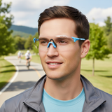 Polarized Sunglasses for Men Lightweight TR90 Frame UV400 Protection Square Sun Glasses