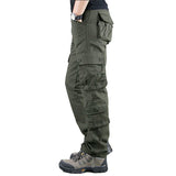 Men's Tactical Cargo Pants Water Resistant Lightweight Hiking Pants Outdoor Work Pants with 8 Pockets