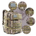 Military Tactical Backpack Large Military Pack Army 3 Day Assault Pack Molle Bag Rucksack