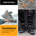 Steel Toe Shoes for Men Composite Toe Sneakers for Women Work Safety Footwear Breathable Comfortable Slip Resistant Athletic  Industrial Construction