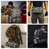 Military Tactical Backpack 55L Molle Bag Army Assault Pack Detachable Rucksack for Work School Camping Hiking