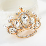 Fashion Cartoon Diamond Pin Brooch Female All-Match Crown Brooch Accessories