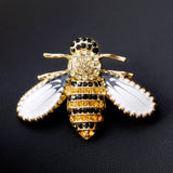 Women's Cute Personality Little Bee Corsage Fit Hat Suit Tie