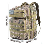 Military Tactical Backpack Large Military Pack Army 3 Day Assault Pack Molle Bag Rucksack