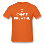 Men's Graphic T Shirt I Can't Breathe Cool Round Neck Short Sleeves Tees