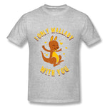 Cotton T Shirt for Men I Only Wallaby With You Breathable O-Neck Short Sleeves Tees