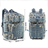 Military Tactical Backpacks Molle Army Assault Pack 3 Day Bug Out Bag Hiking Assault Trekking Rucksack