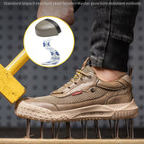 Steel Toe Shoes for Men Women Cushion Comfortable Work Shoes Lightweight Breathable Sneakers Slip Resistant Indestructible Construction Industrial Safety Shoes