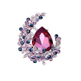 Women's Brooch Accessories All-Match Crystal Corsage Simple Atmosphere Pin Decoration