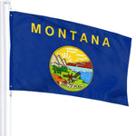 Fly Breeze 3 X 5 Ft Flag Montana Flag Polyester UV Fade Resistant for Home