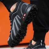 Steel Toe Work Shoes for Men Women, Breathable Puncture Resistant Safety Indestructible Construction Industrial Sneakers