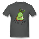 Men's Graphic T Shirt Nice Pear Comfy O-Neck Short Sleeves Tees