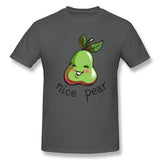 Men's Graphic T Shirt Nice Pear Comfy O-Neck Short Sleeves Tees