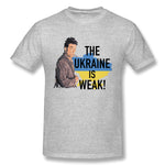 Men's Graphic T Shirt The Ukraine Is Weak For Light Cool O-Neck Short Sleeves Tees