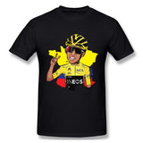 Men's Graphic T Shirt Tour De France Style Crew Neck Short Sleeves Shirt