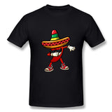 Men's Casual T-shirt Drinco Party Shirt Tequila Fiesta Food Costume Cool Round Neck Short Sleeves Blouse Tops