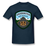 Men's Casual T-shirt Sasquatch Brigade Breathable Crew Neck Short Sleeves Tees