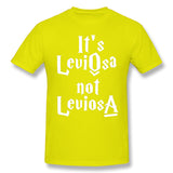 Cotton T Shirt for Men Its Not Leviosa Quote Comfy Crew Neck Short Sleeves Tees