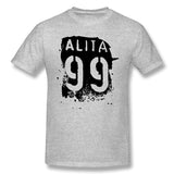 Cotton T Shirt for Men Alita 99 Cool Round Neck Short Sleeves Shirt