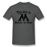 Men's Casual T-shirt Ministry Of Magic Magic Style Round Neck Short Sleeves Tees