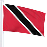 Fly Breeze 3 X 5 Ft Flag National Flag Of Trinidad And Tobago Polyester Durable Nylon for Indoor Outdoor