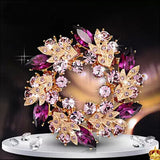 Rhinestone Brooches Brooch Pin Women's Rhinestones Breastpin for Wedding/Banquet/Bouquet