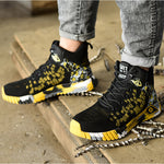 Steel Toe Shoes for Men Women Comfy Safety, Slip Resistant Industrial Construction Work Sneakers