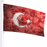 Fly Breeze 3 X 5 Ft Flag Turkey Flag Polyester Vivid Color for House Decorations