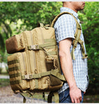 Tactical MOLLE Assault Pack, 45L Tactical Backpack Military Army Camping Rucksack, 3-Day Pack