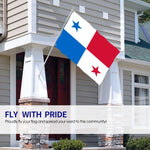 Fly Breeze 4 X 6 Ft Polyester Flag Panama Flag Double Stitch Banner Garden House Decorations