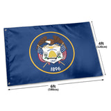 Fly Breeze 4 X 6 Ft Polyester Flag Utah Flag UV Fade Resistant Home