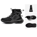 Steel Toe Shoes for Men Work Women Lightweight Air Cushion Sneakers Slip Resistant Safety Boots Indestructible