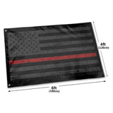 Fly Breeze 4 X 6 Ft Polyester Flag Thin Red American Flag Double Stitch Banner Garden Indoor Outdoor