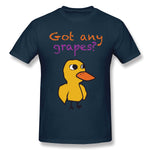 Cotton T Shirt for Men Got Any Grapes Cool Crew Neck Short Sleeves Tee