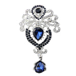 Brooch Pin Women's Rhinestones Breastpin for Wedding Banquet Bouquet