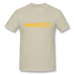 Mens Novelty T-Shirt Fake Taxi Breathable Round Neck Short Sleeves Tee