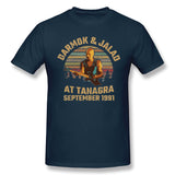 Cotton T Shirt for Men Darmok And Jalad At Tanagra Comfortable Crew Neck Short Sleeves Shirt